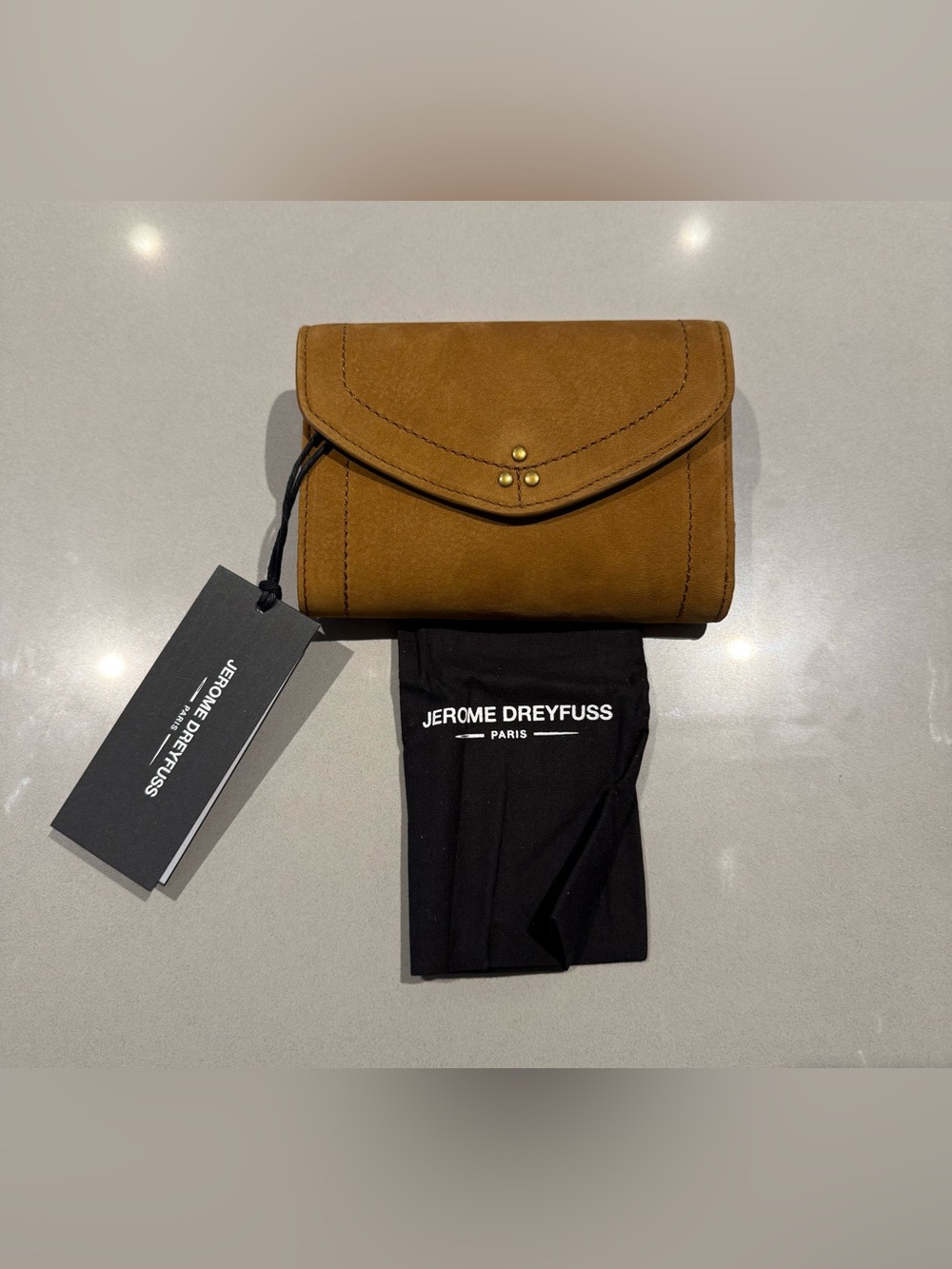 Jerome Dreyfuss Helmut Envelope Taurillon Wallet